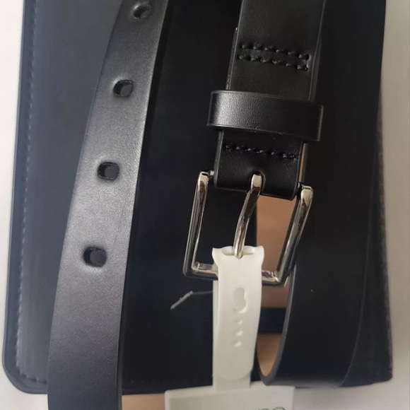 Calvin Klein Emblem CK Logo Women's Casual Fashion Removable Black Belt Bag NWT - Picture 6 of 13